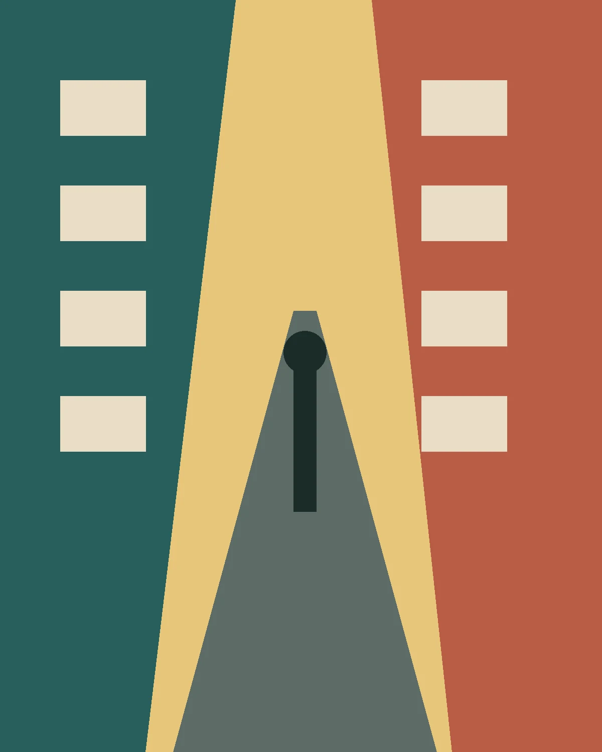 城市街道插画